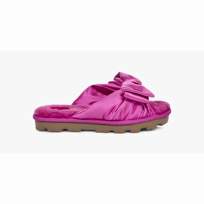 Chinelos UGG Lushette Puffer Mulher Fucsia | PT-KPONS